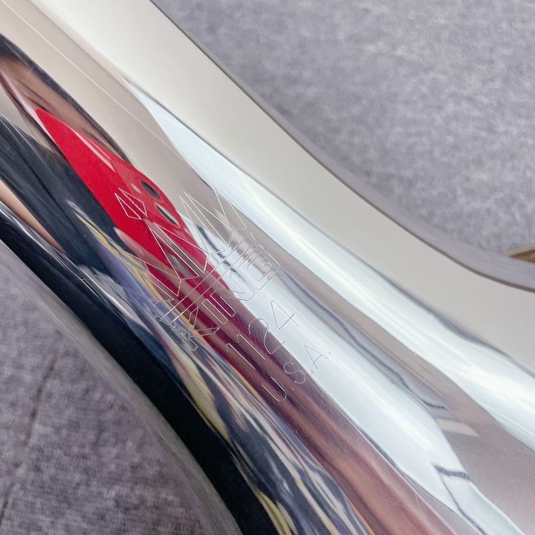 KING マーチングバリトン シルバー USA 1124-BSP