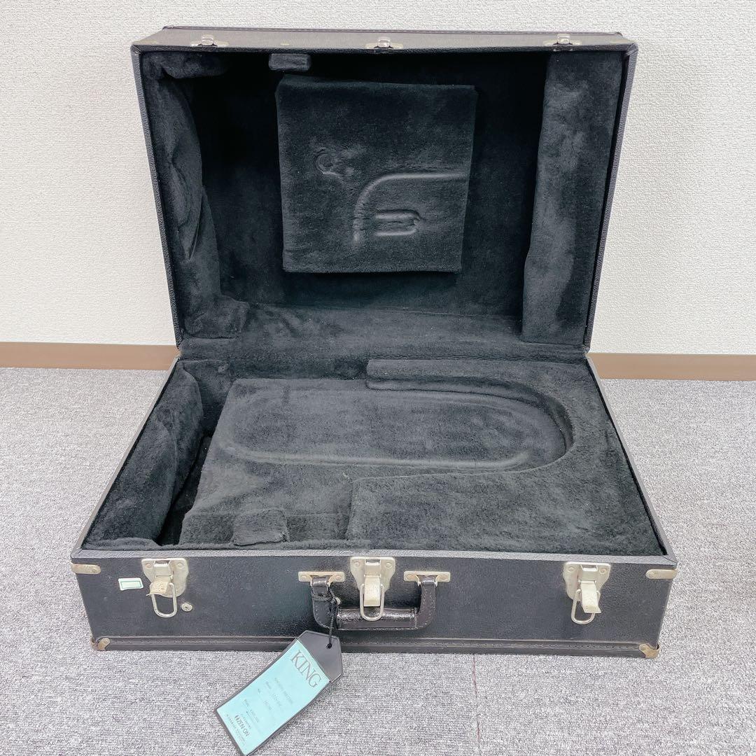 KING マーチングバリトン シルバー USA 1124-BSP