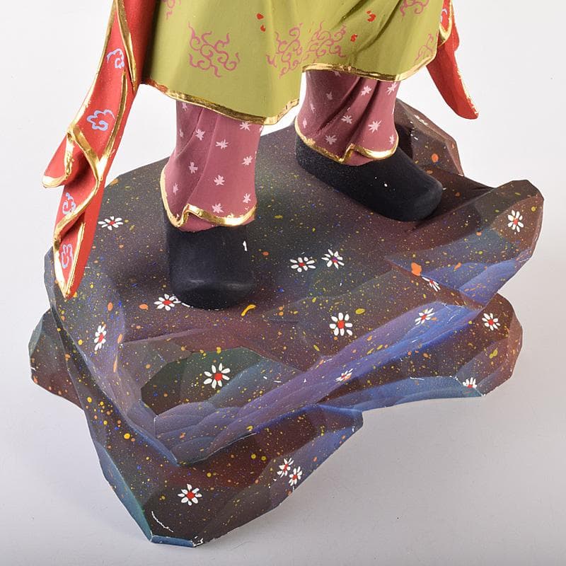 仏教美術 彩色木彫 二十八部衆像 難陀龍王像 歓喜龍王