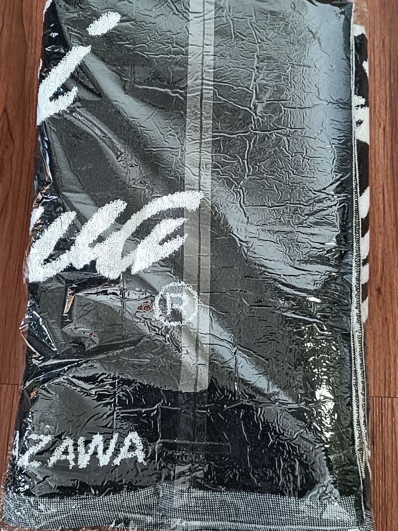 未使用】矢沢永吉 スペシャルビーチタオル SBT （顔 ）リバーシブル 黒