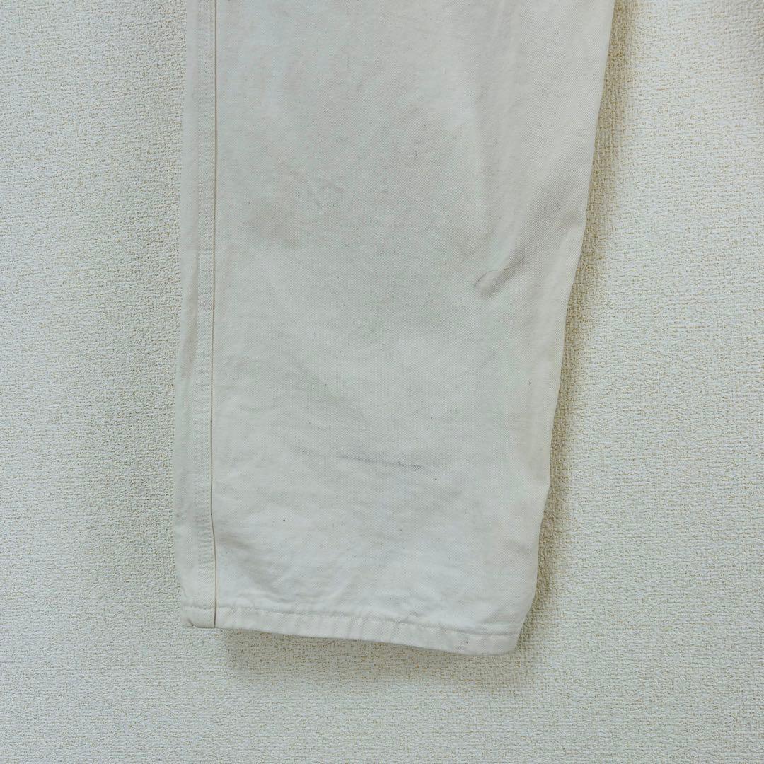 カーハート　デニム　ホワイト　USA製　ヴィンテージ　パンツ　レア　アメリカ