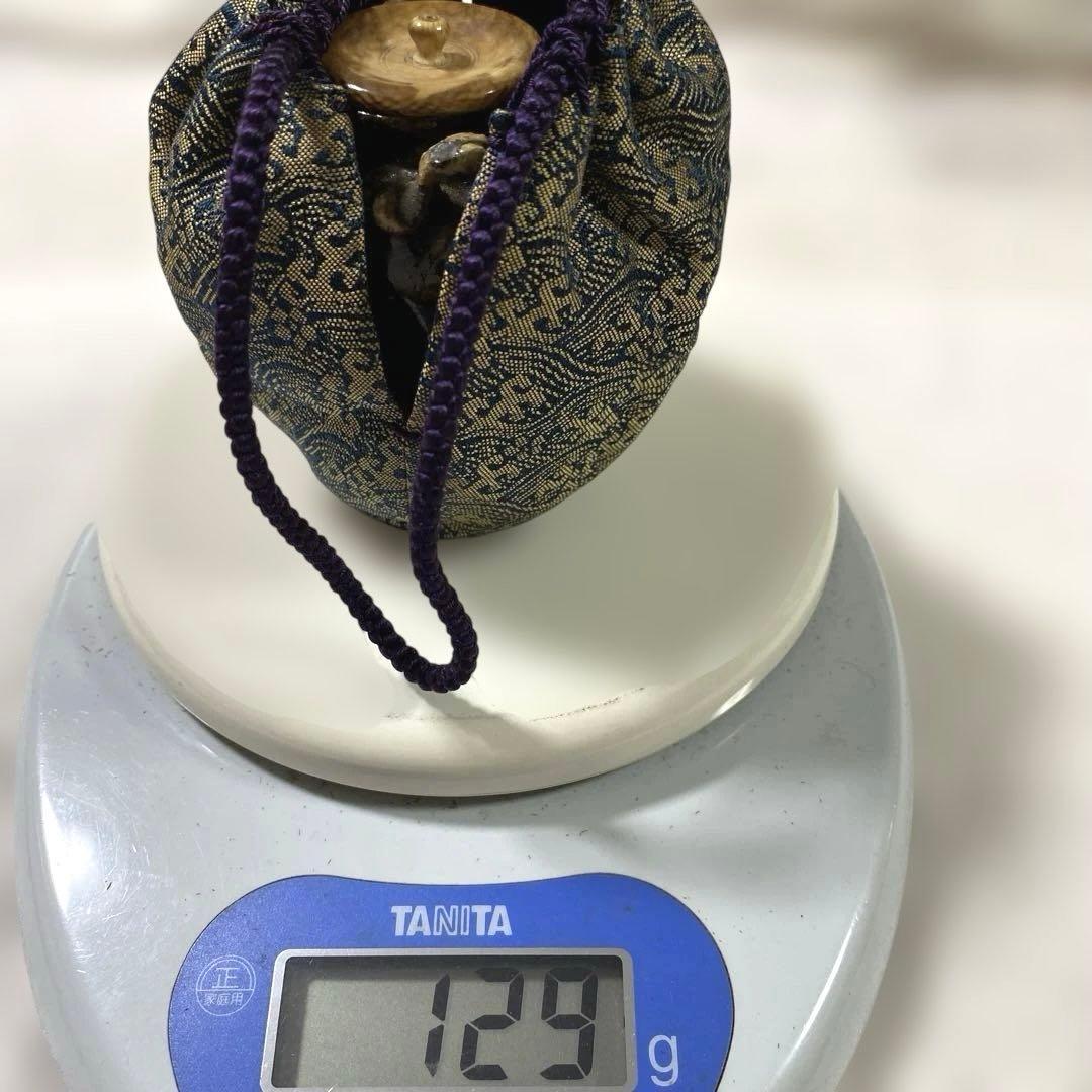 J-18 茶入 正木焼 茶道具 瀬戸 御深井 アンティーク 雑貨 美術品 工芸品