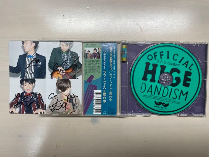 Offical髭男dism 直筆サイン入りCD
