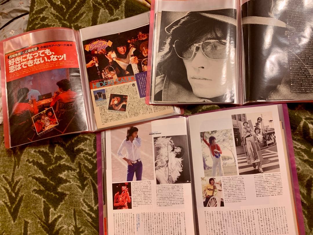 西城秀樹 ☆雑誌切り抜き250ページ〜300ページ☆ファイル3冊☆希少