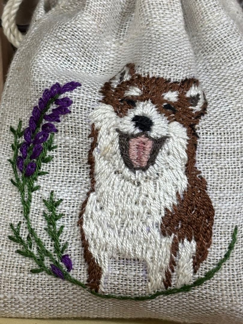 犬の刺繍入りラベンダーサシェ9点 takakoページ