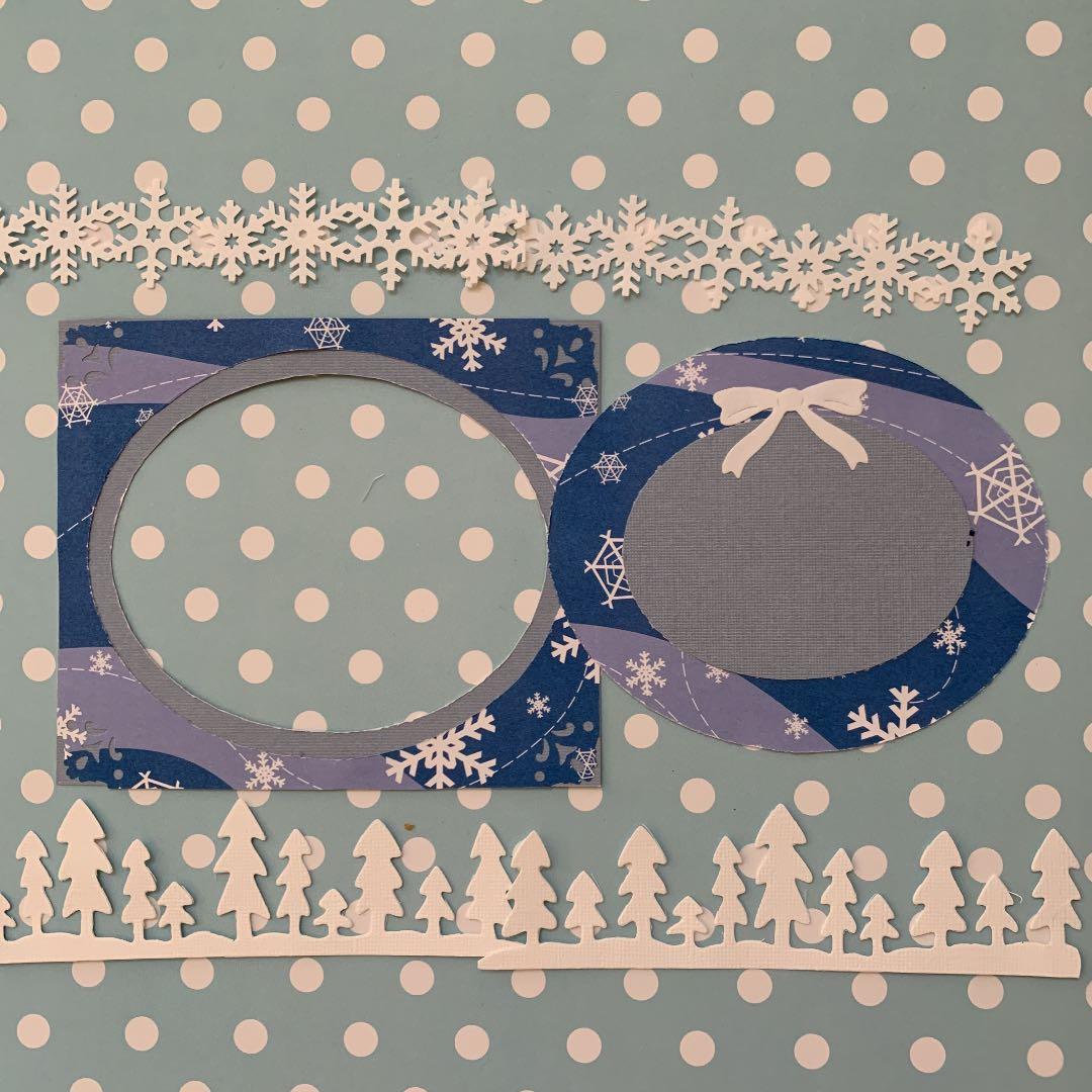 クラフトパンチ】☆アルバム飾り☆冬のクラフト☆男の子用