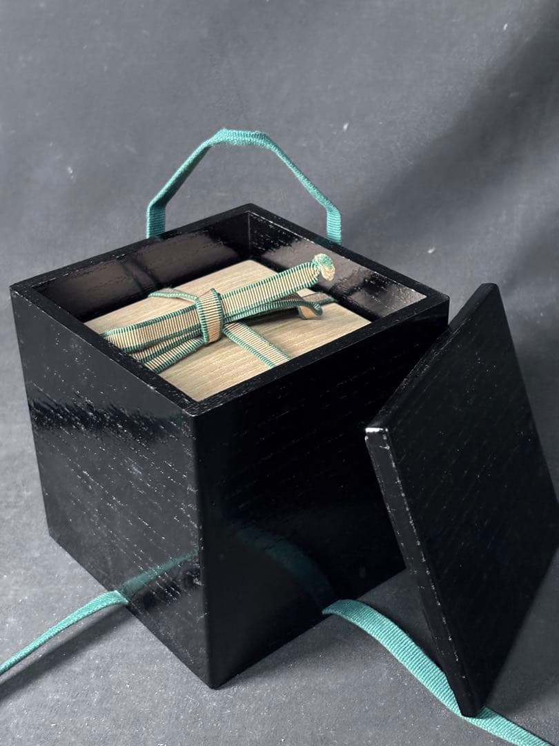 送料無料 鵬雲斎 花押 蒔絵 輪島塗 塗師 駒澤徹造 松波平棗 茶道具 二