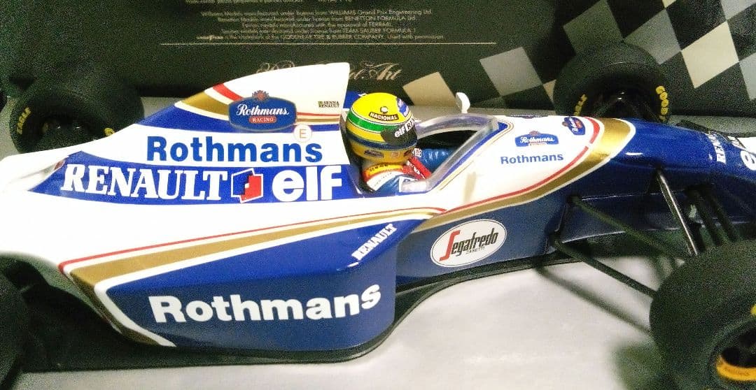 ミニチャンプス 1/18 F1 ウィリアムズ FW16 A.セナ リペイント