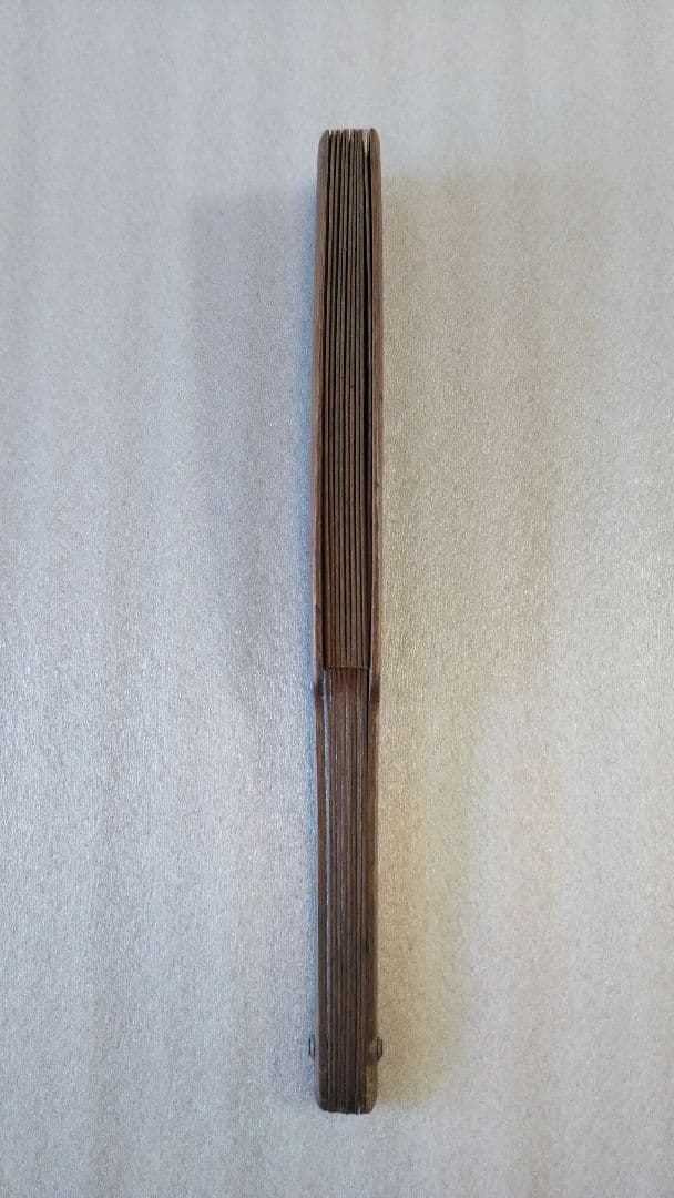 超希少／明治／骨董品】日露戦争 扇子 陸軍印鑑入 陸軍 従軍 明治時代