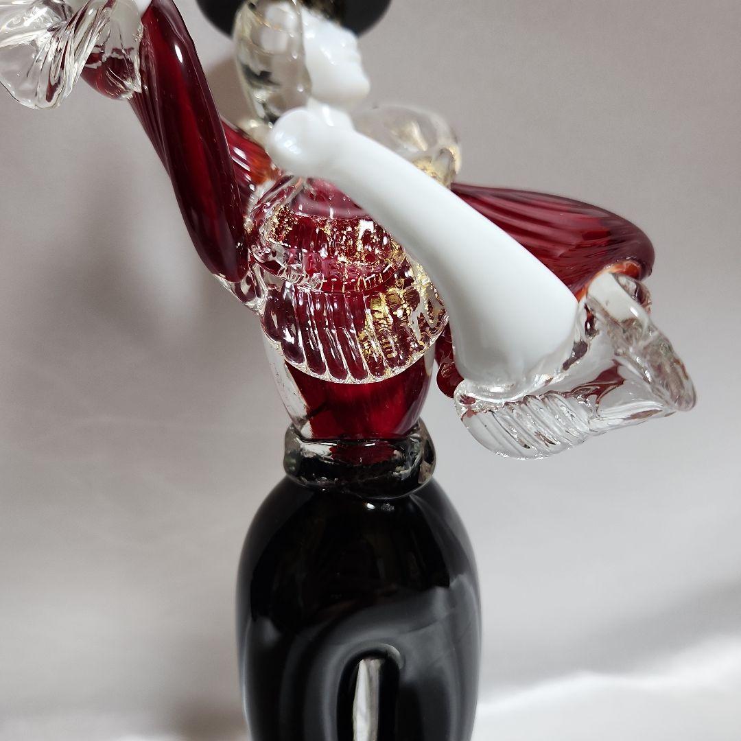 ま*ん様 ベネチアンガラス ペアドール ムラーノガラス ダンス イタリア