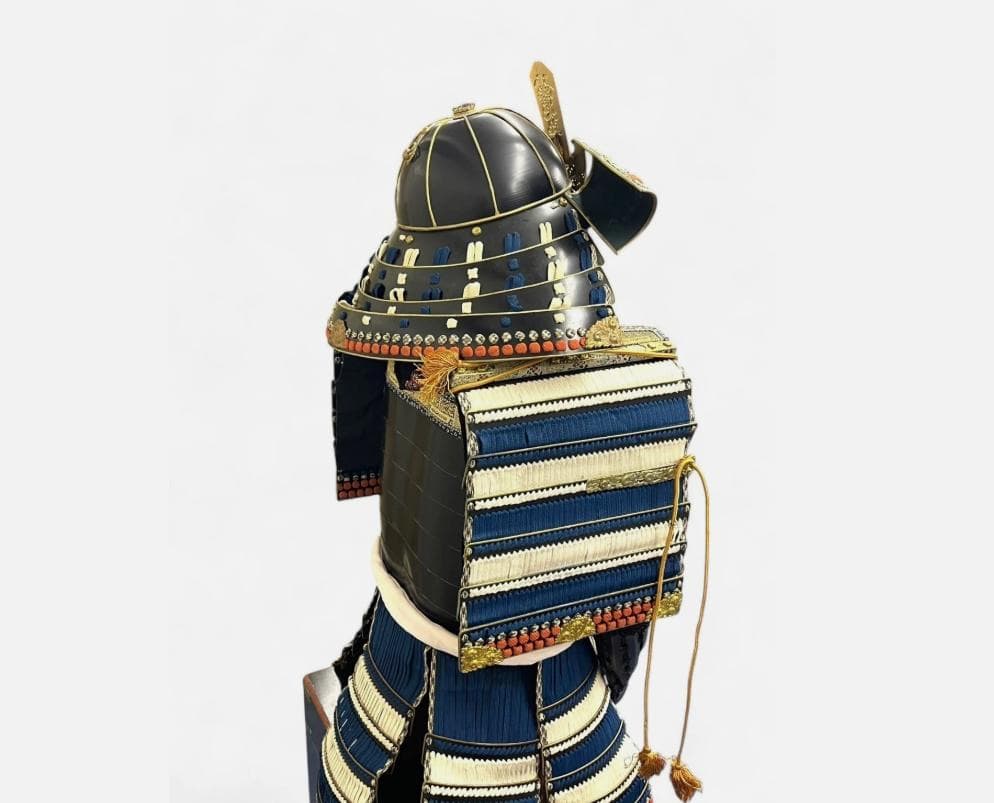 送料込み 着用可能 甲冑 等身大 当世具足 鎧兜 時代祭り 鎧櫃 家紋