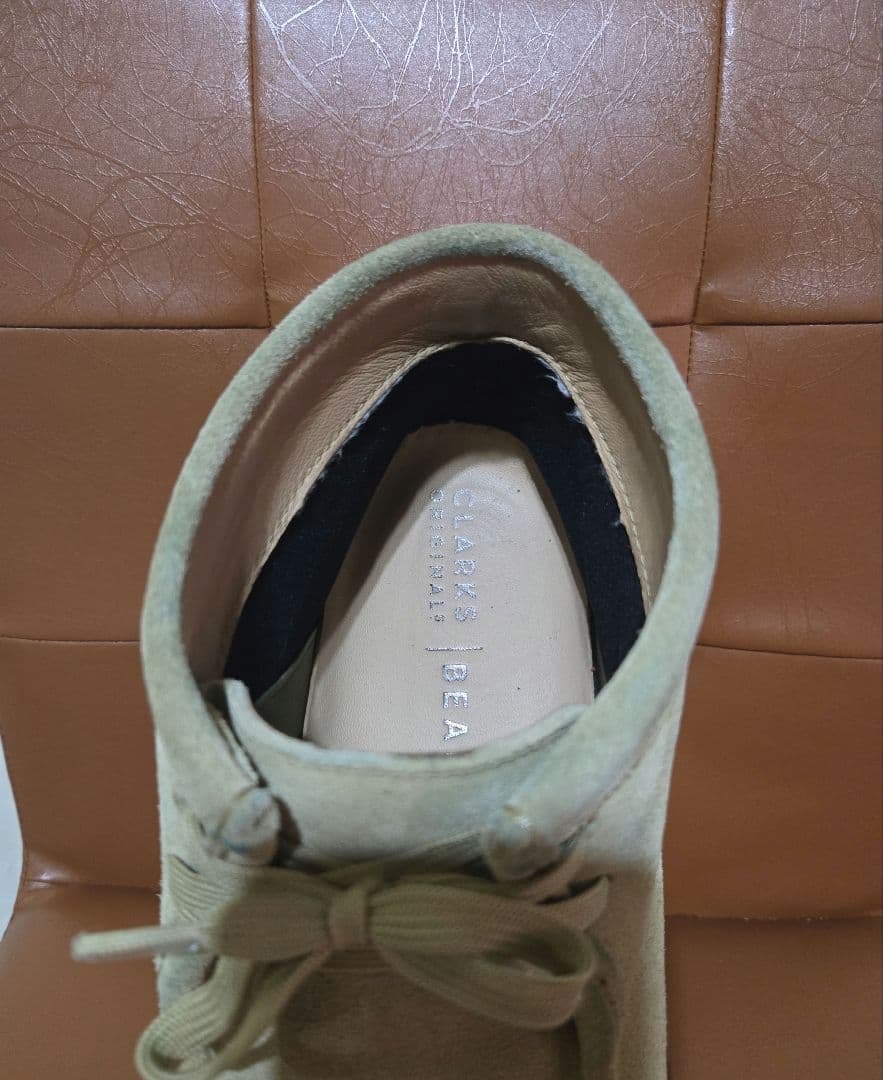 クラークス ビームス別注 コラボ ワラビー ゴアテックス 防水スエード