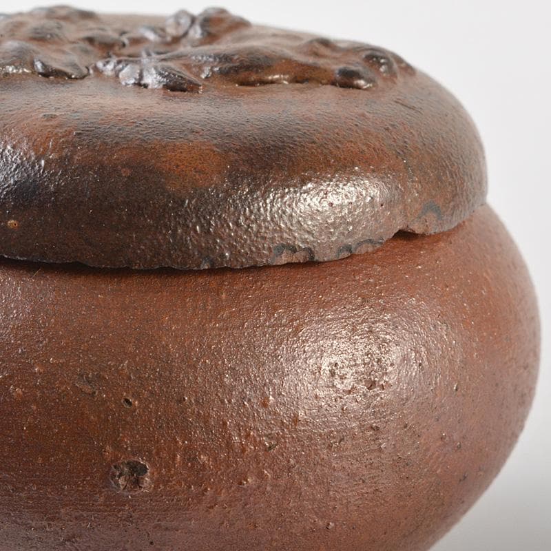 茶道具 備前焼 古備前 神獣蓮花文 盒子 書付箱 V R7146 - メルカリ