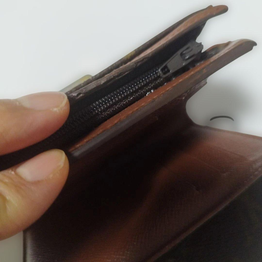 LOUIS VUITTON 三つ折り財布 ブラウン