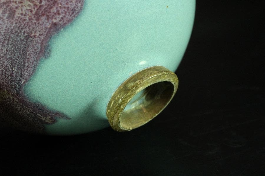 中国美術 鈞窯 碗 φ12.5cm(K-YC361)