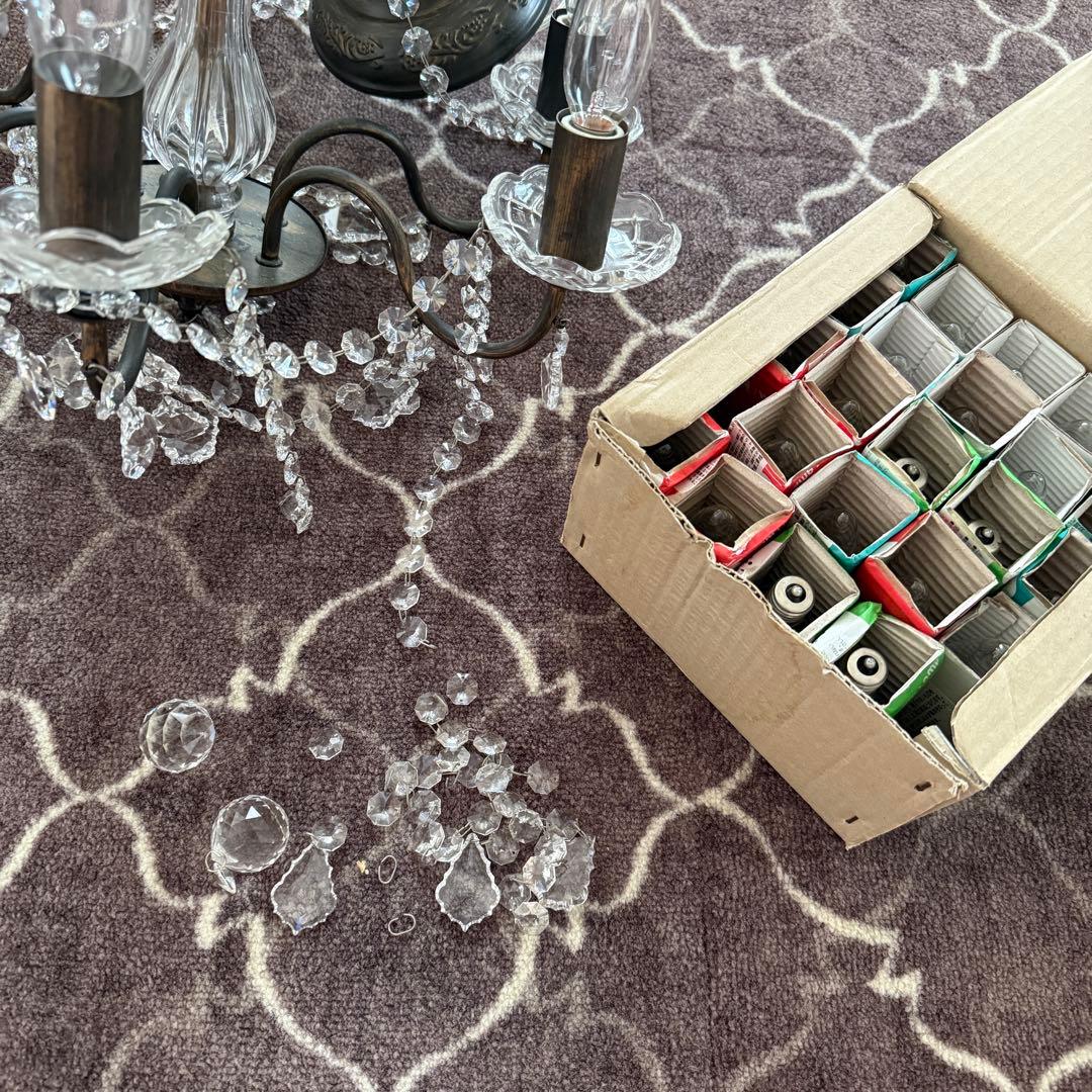 ペンちゃん様専用 2台セット スワロフスキー クリスタル シャンデリア