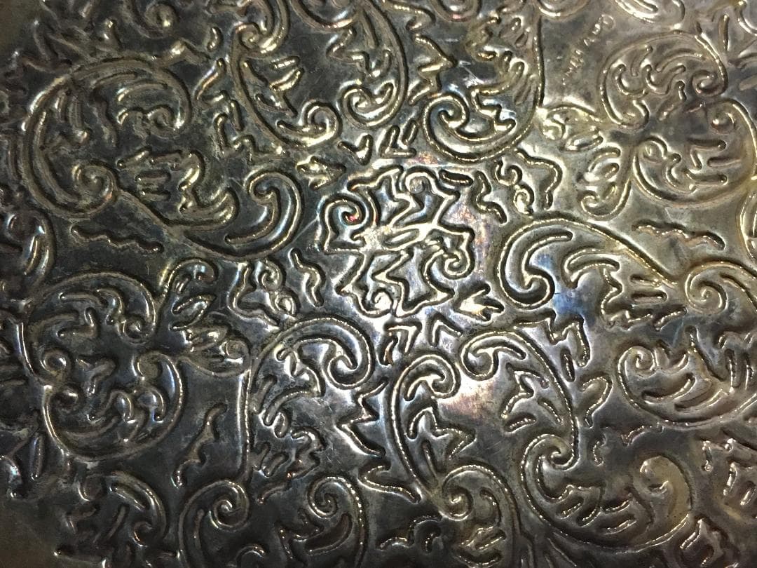 イギリス製 アンティークシルバープレート 台 スプーン ティー アール