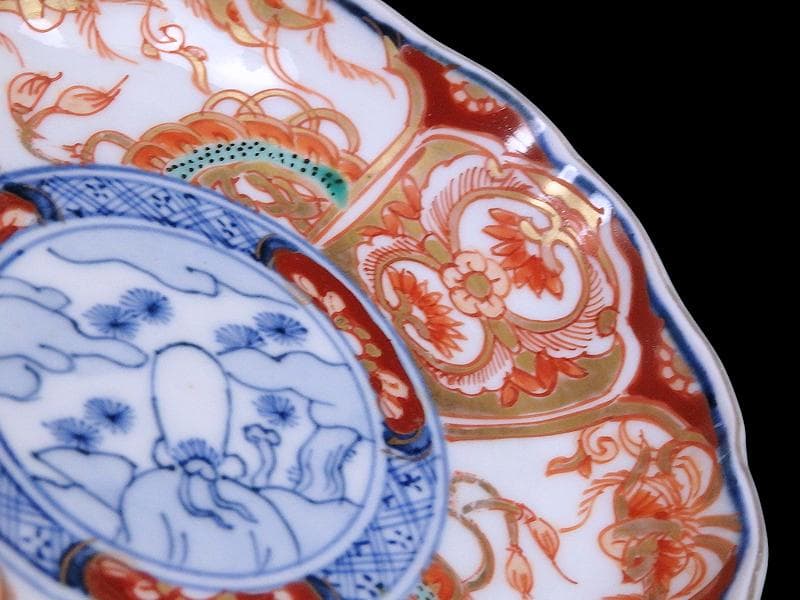 古伊万里 金襴手 鳳凰に龍の図 4寸皿 4枚 D43AS-fbuy5 - メルカリ