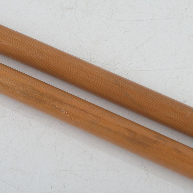 田中 野夫　木村清五郎作　純銀刻印　南鐐火煙管　一双　共箱　V　9237