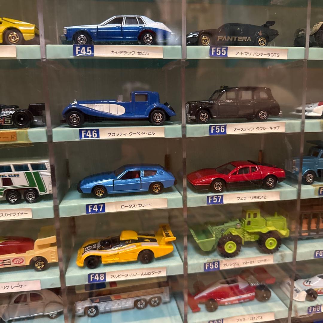 C*I様 絶版超希少品　トミカ 青箱外国車シリーズ 非売品ディスプレイケース付