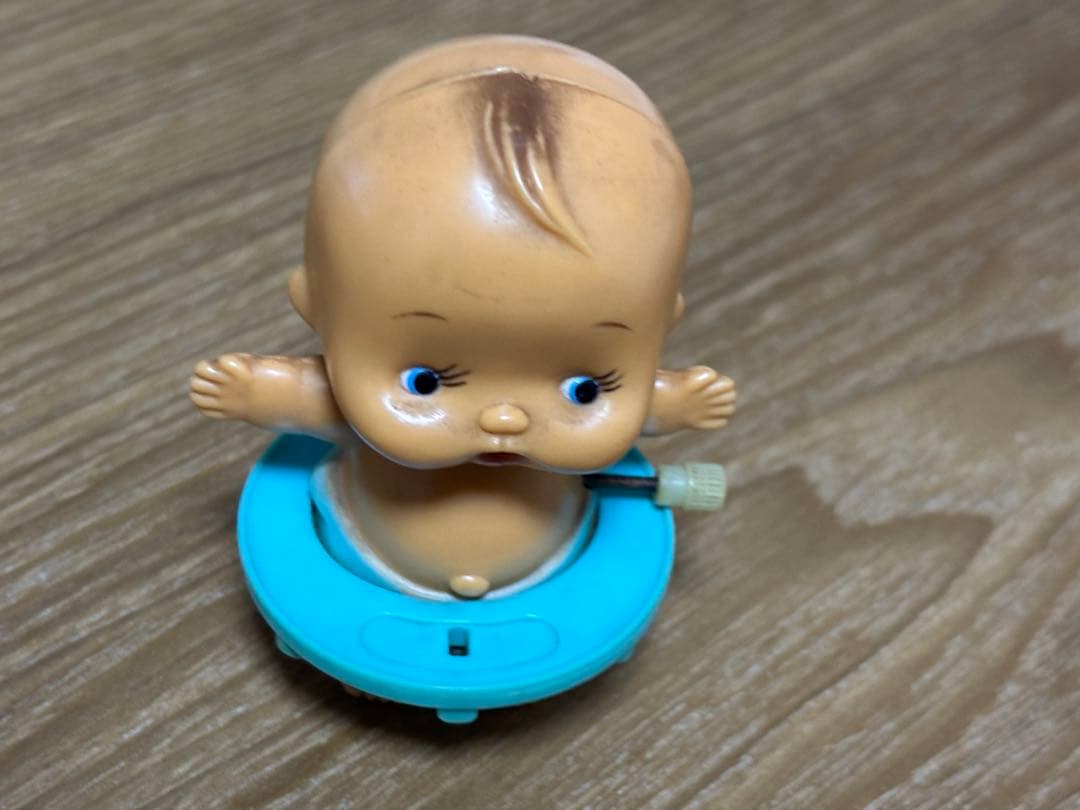 【超レア】昭和レトロ　ネジでよちよち歩く赤ちゃん人形✖️2体セット