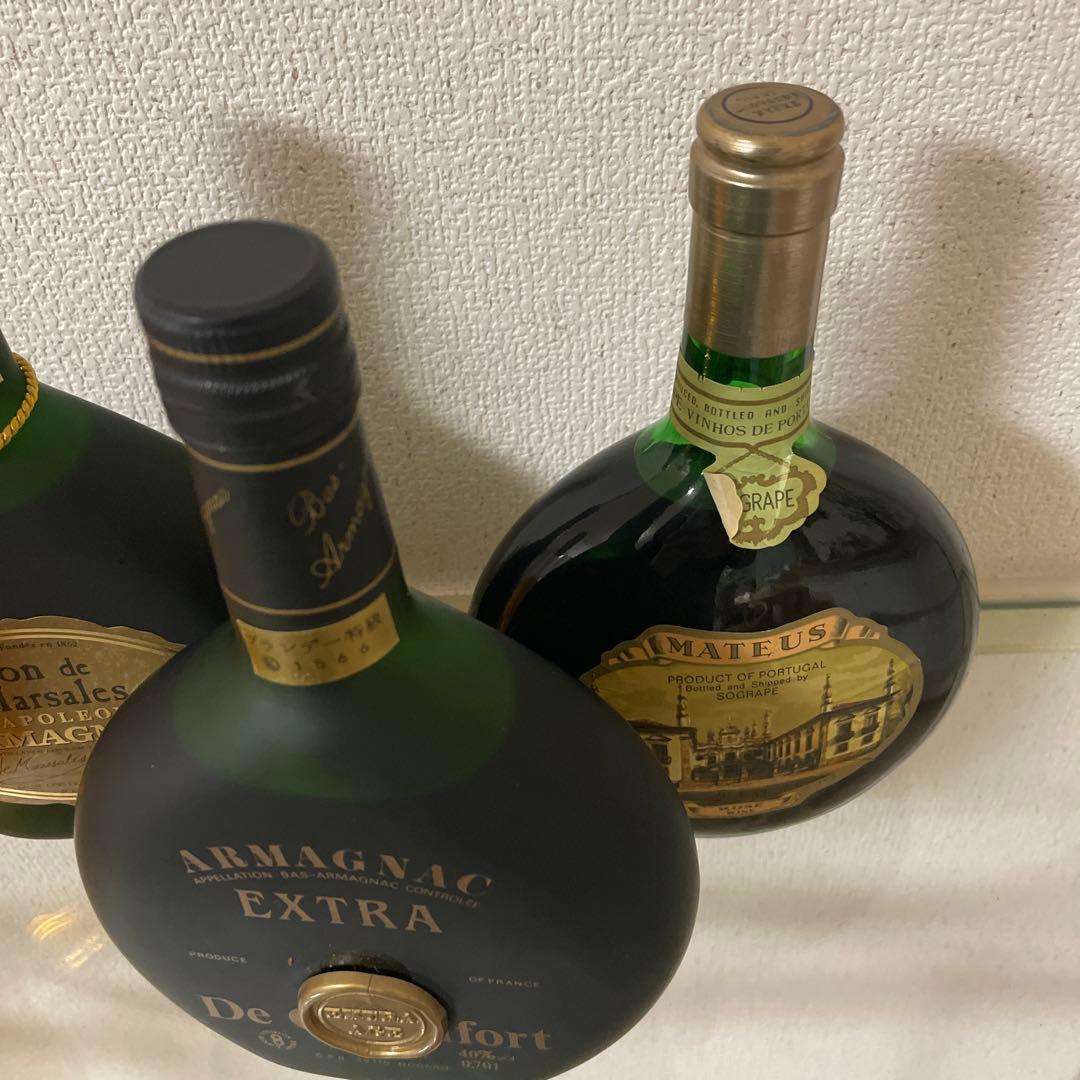 古酒】ウイスキー＆ブランデー＆ロゼワイン5本セット