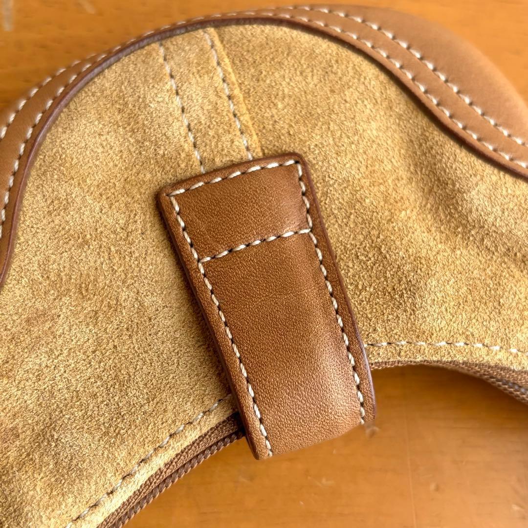 vintage coach オールドコーチ チャーム キーチェーン ブラウン