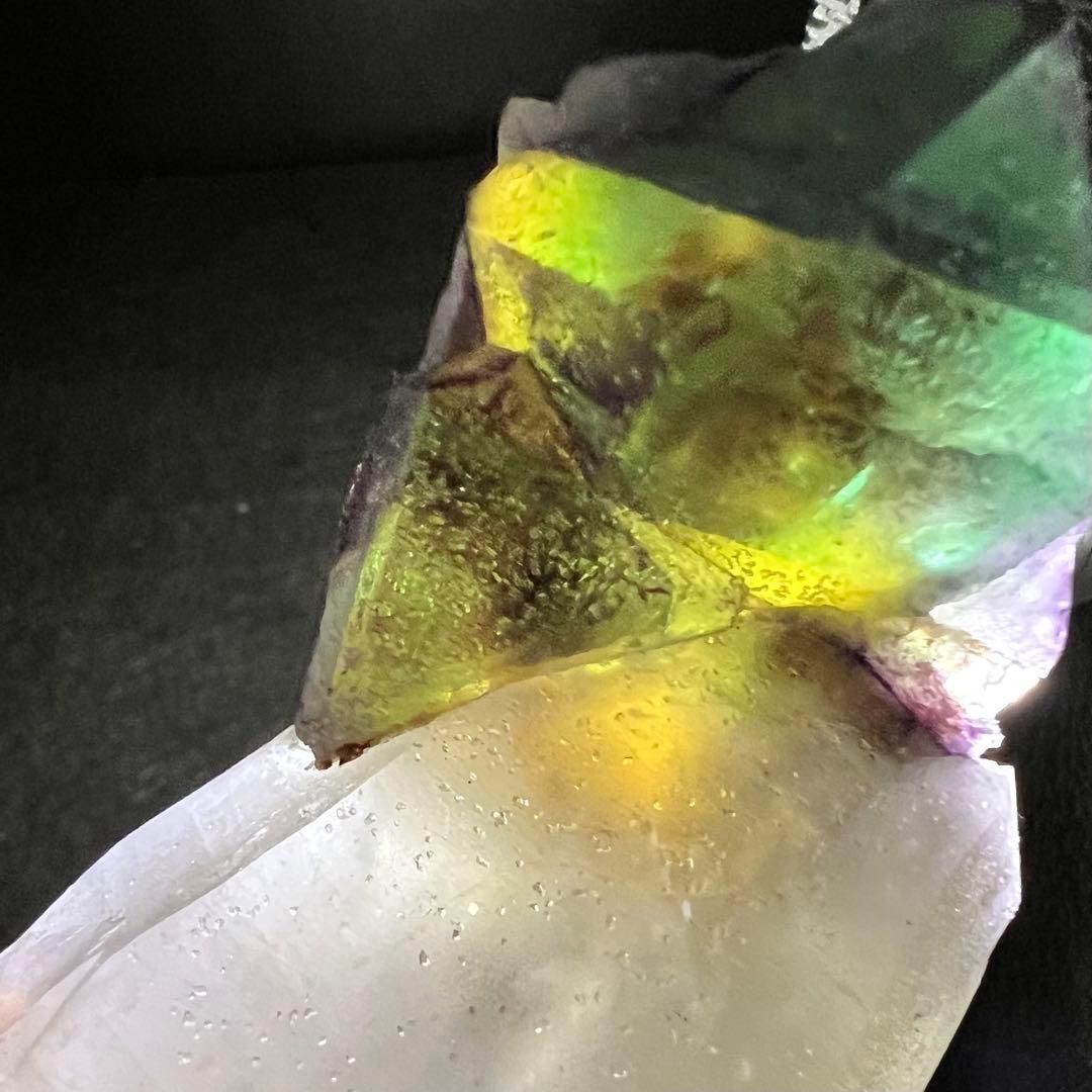 ナミビア エロンゴ産 クォーツ共生フローライト キャビネットサイズ