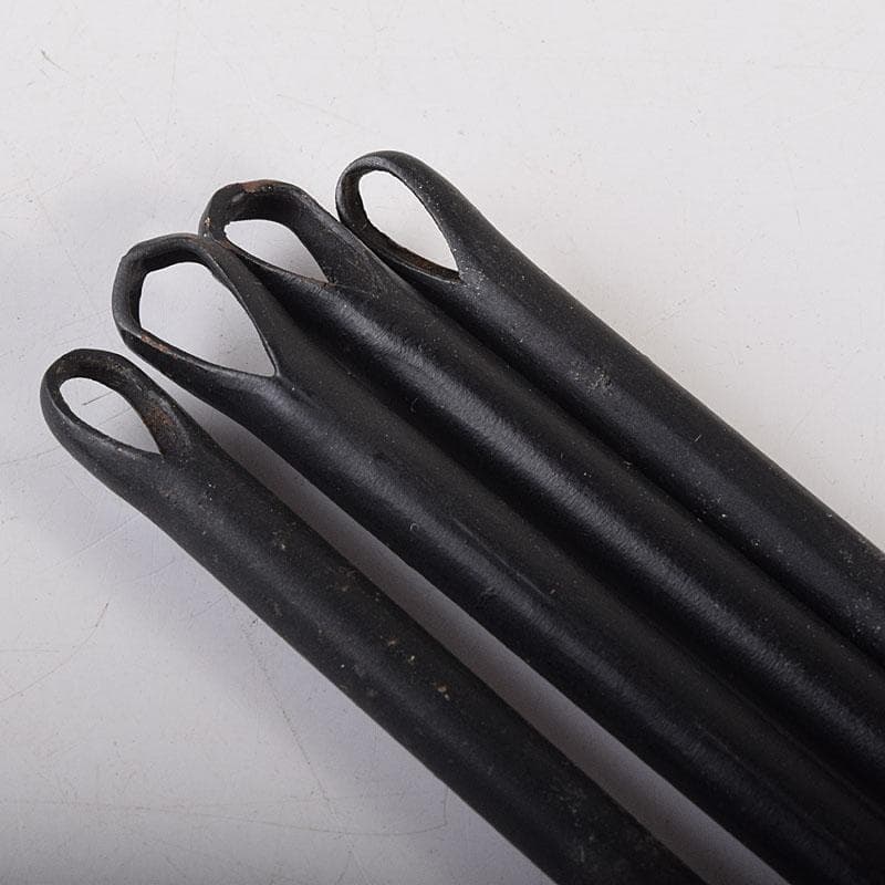 茶道具　銅製2膳　鉄製3膳　火箸　五膳まとめて　箱付　C　8032