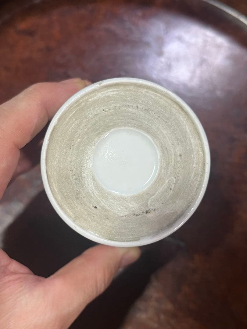 古伊万里 蕎麦猪口 あじさい 鶯 ウグイス 梅 紫陽花 民芸 民藝 青山二郎