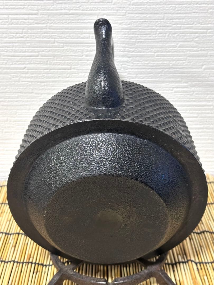 未使用品 成龍堂鋳造所 伝統工芸士 及川 齋（齋峰)造万代屋アラレ3升