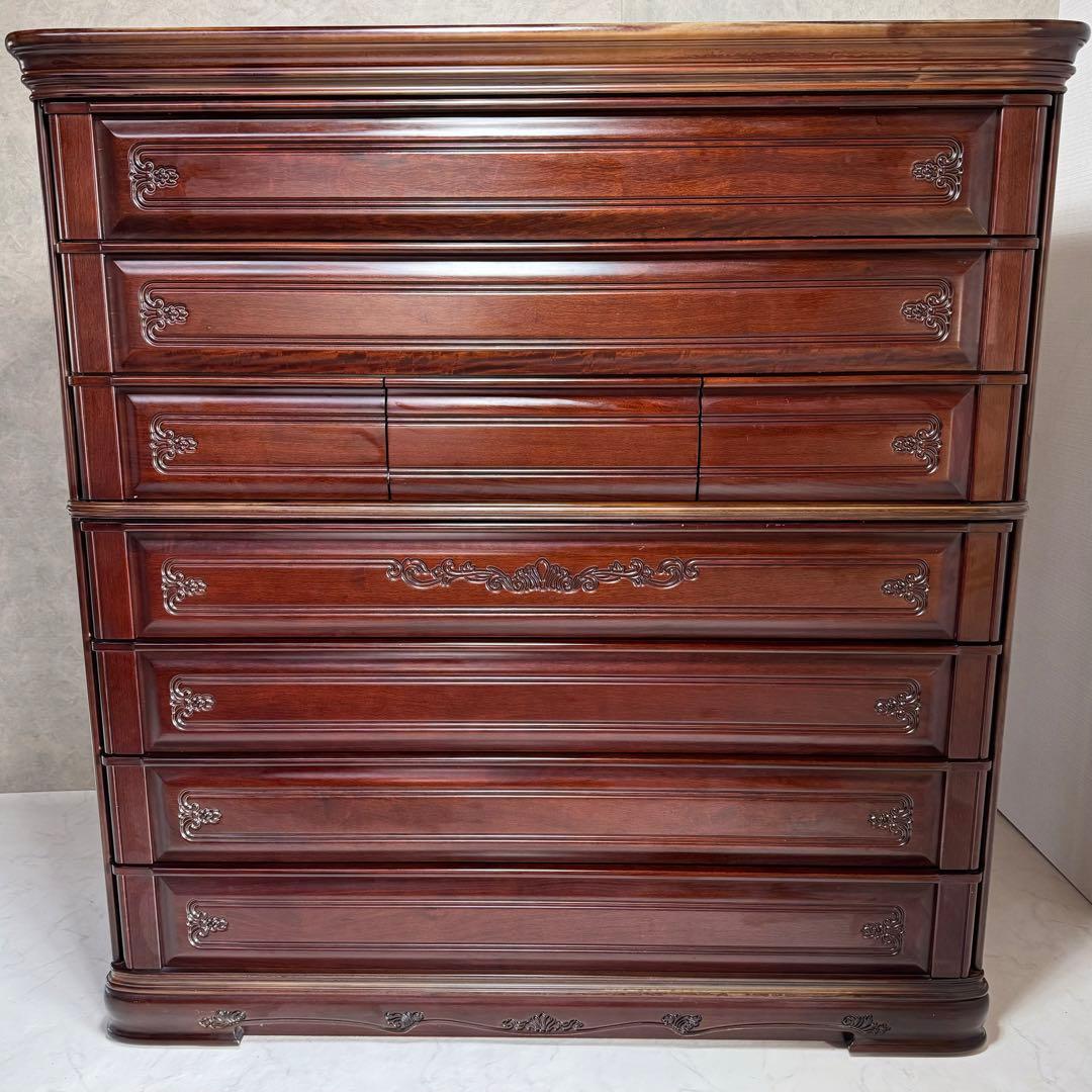 高級桐タンス】府中家具 下段 箪笥 時代家具 アンティーク レトロ 着物