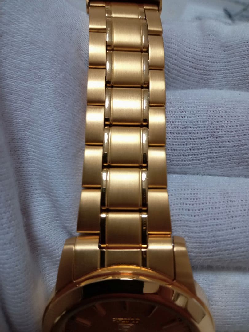 【けん】SEIKO　機械式自動巻　AUTOMATIC　フルゴールド　美品