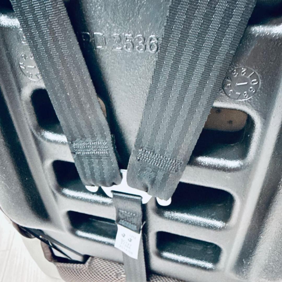 美品 Aprica アップリカ エアグルーヴ プラス ジュニアシート ブラウン