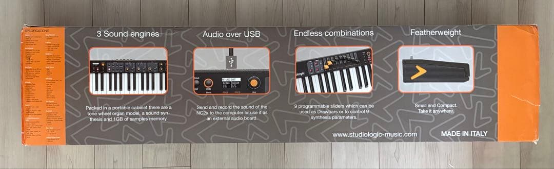 美品』純正キャリー付き Studiologic numa compact2x - メルカリ