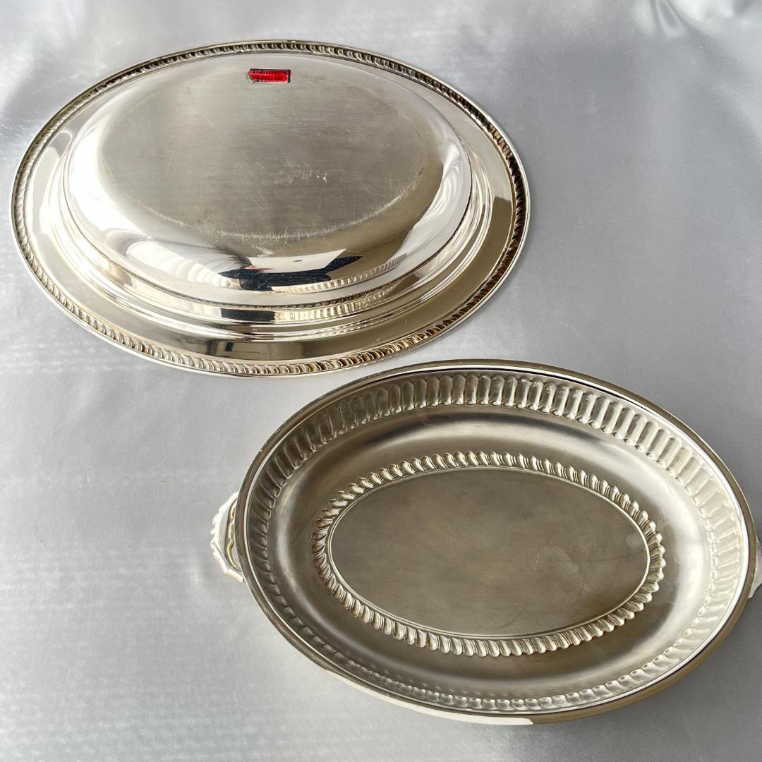 【英国】アントルメディッシュ / ビュッフェサーバー【シルバープレート】30cm