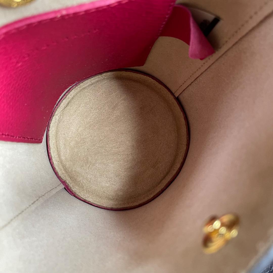 A10美品✨ロンシャン エピュレ 2WAY ショルダーバッグ レザー ピンク系