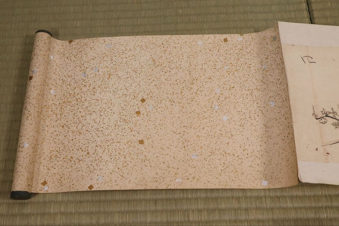 【模写】日本画 穂庵先生 人物花鳥 紙本 巻物 捲り デッサン 美人 MA852