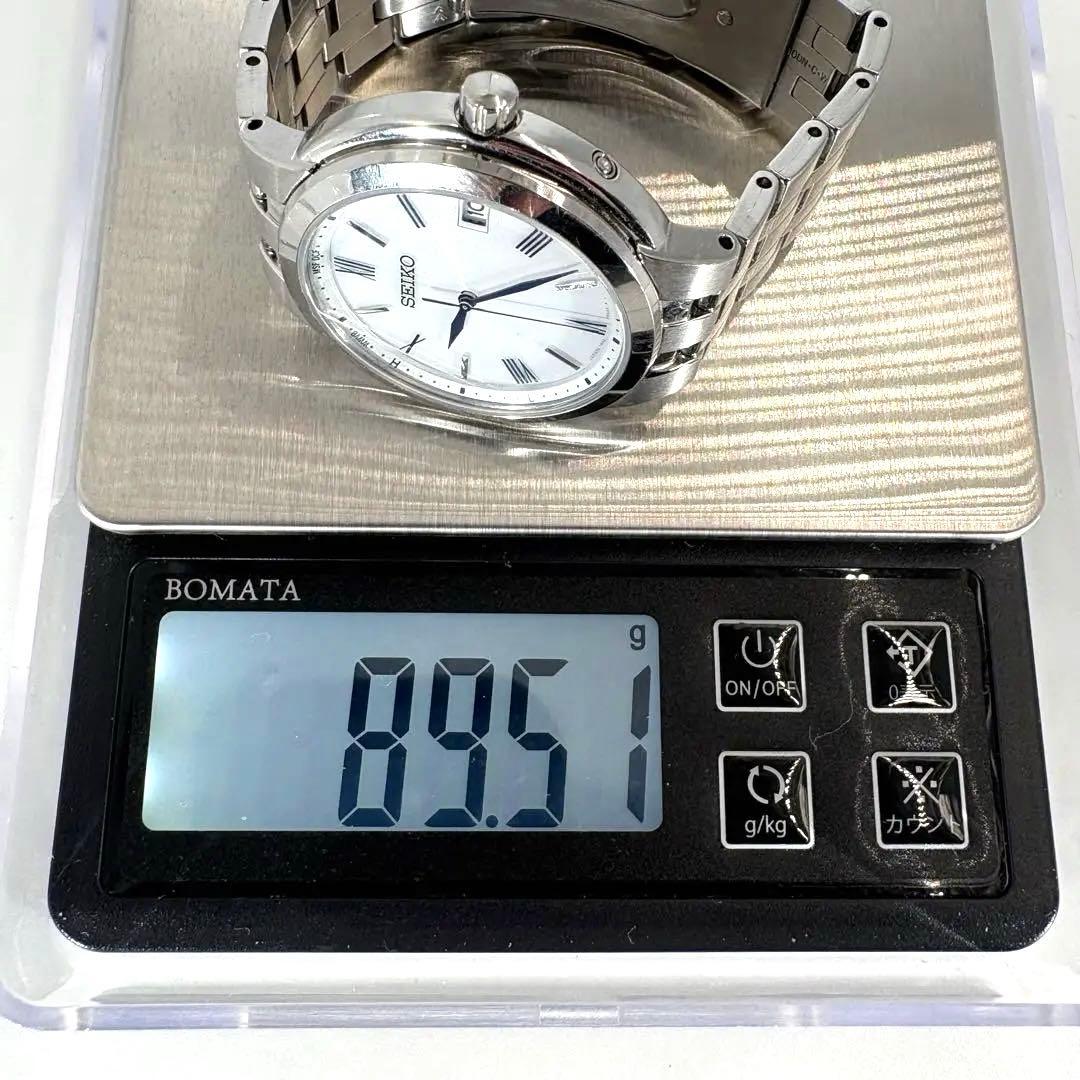 稼働品 セイコー コレクション 青針 ソーラー 腕時計 SBTM281 男女兼用