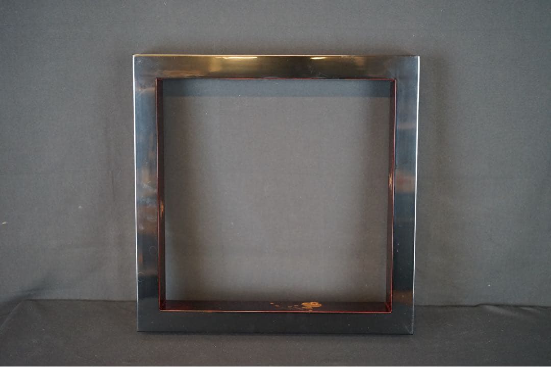 一后一兆 作 輪島塗 宝尽くし蒔絵 溜塗 炉縁 共箱 栞付 茶道具 保証品