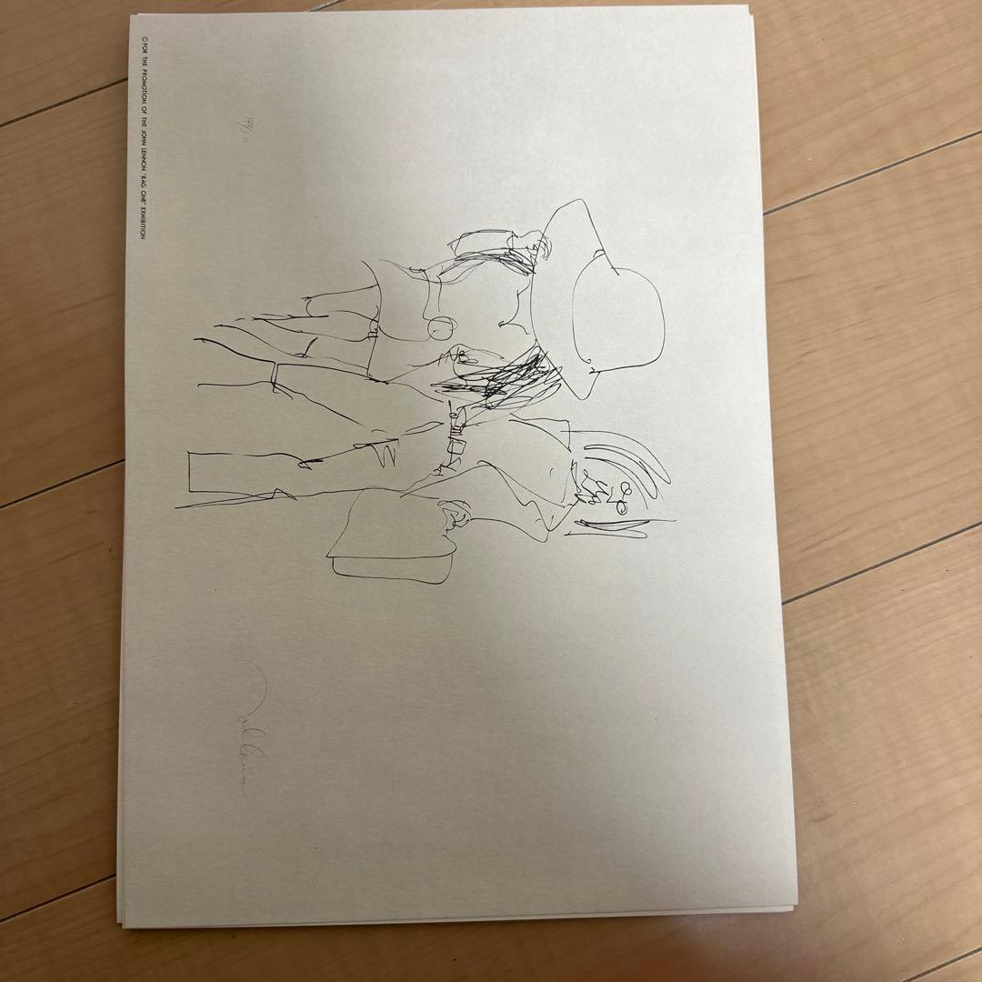 ジョンレノン／Bag One／リトグラフ／掛け時計 - メルカリ