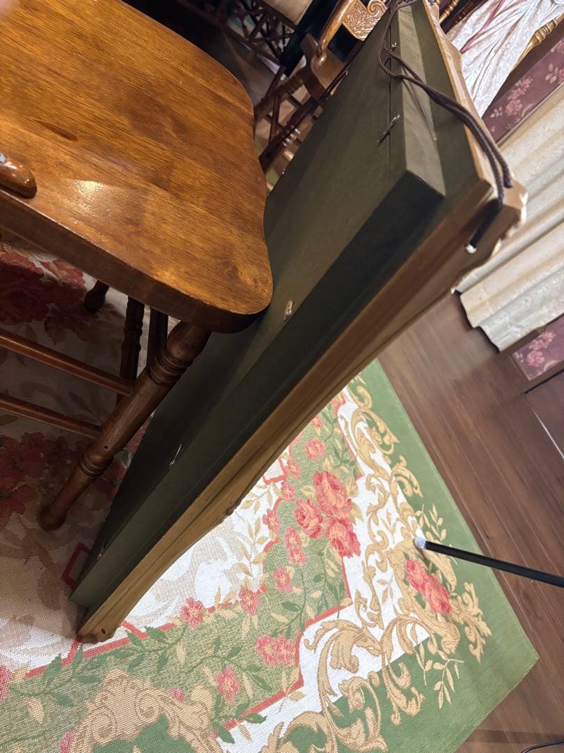 アンティーク絵画　パリの街並み　油彩画