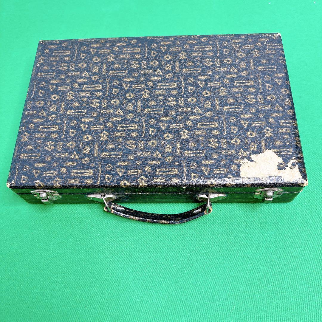 キングバード 麻雀牌 背黒牌 昭和レトロ 五本羽一索