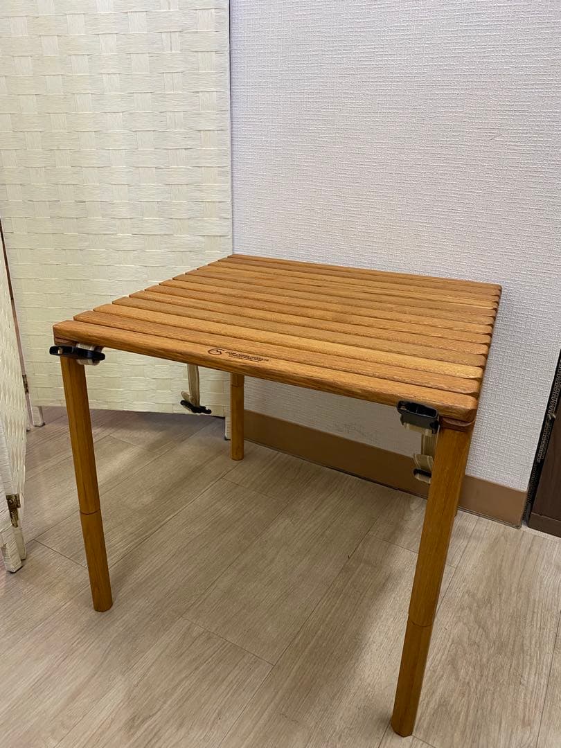 キャンプマニアプロダクツ　ロールトップテーブル WEB限定】CAMP MANIA PRODUCTS / ROLLTOP PARTY TABLE (L) | CAMP