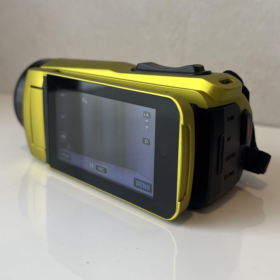 【側面固定不備】Victor JVC GZ-R480-Y イエロー