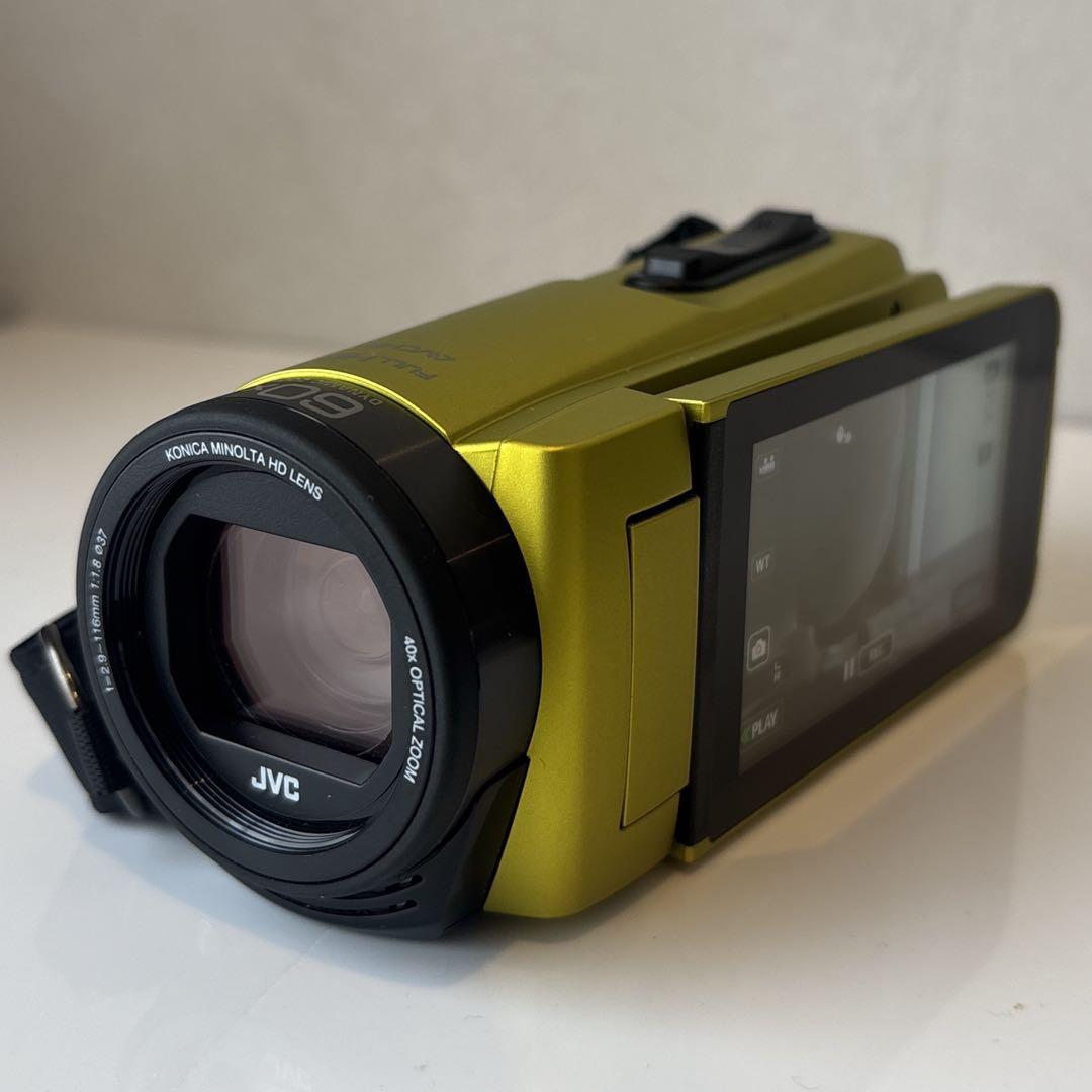 【側面固定不備】Victor JVC GZ-R480-Y イエロー