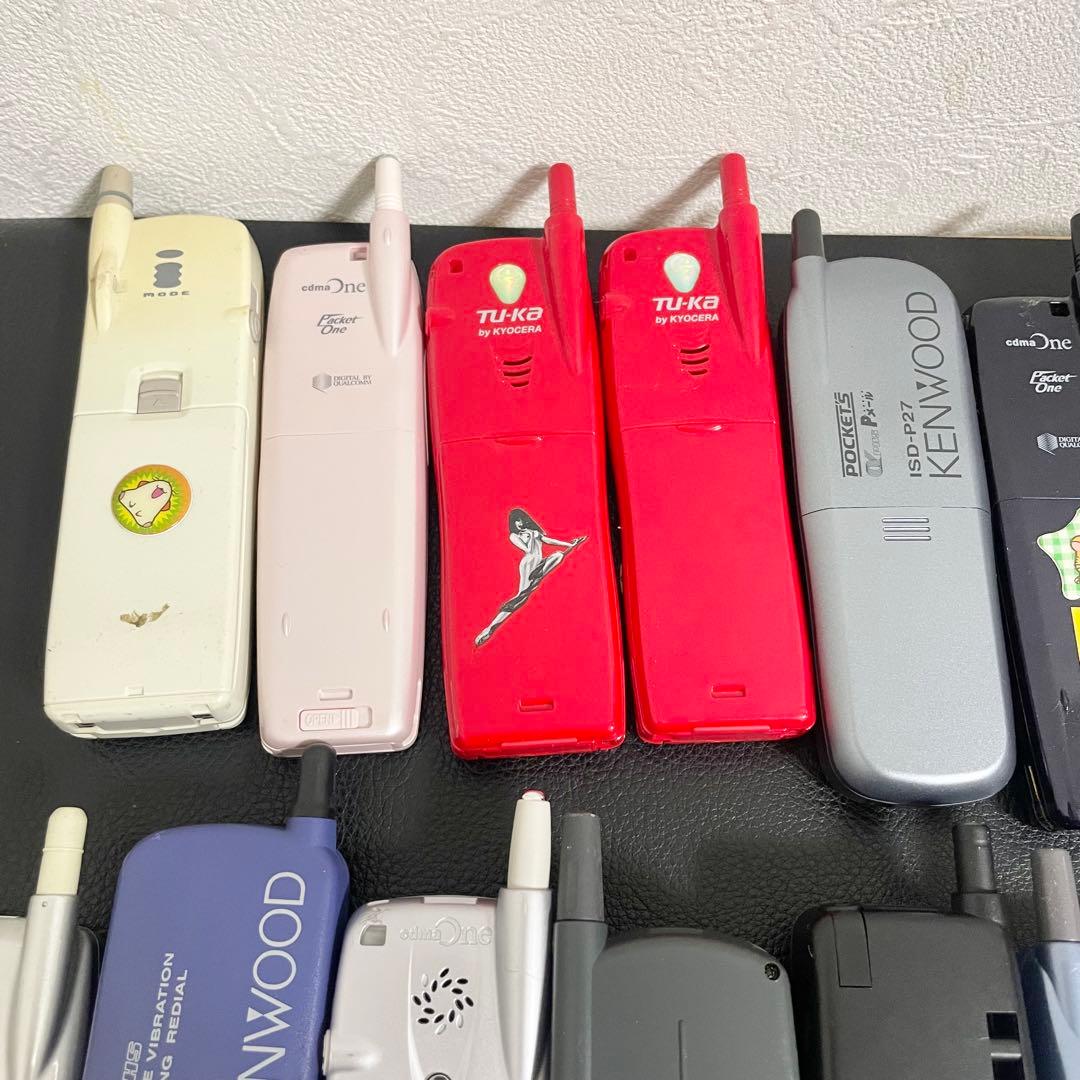 まとめて25点セット】モックアップ 販売店模型 携帯電話 ガラケー