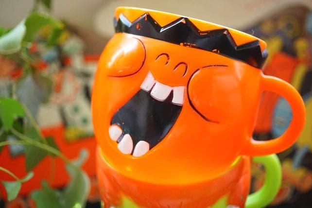 ヴィンテージ ファニーフェイス 4個セット マグ アドバタイジング