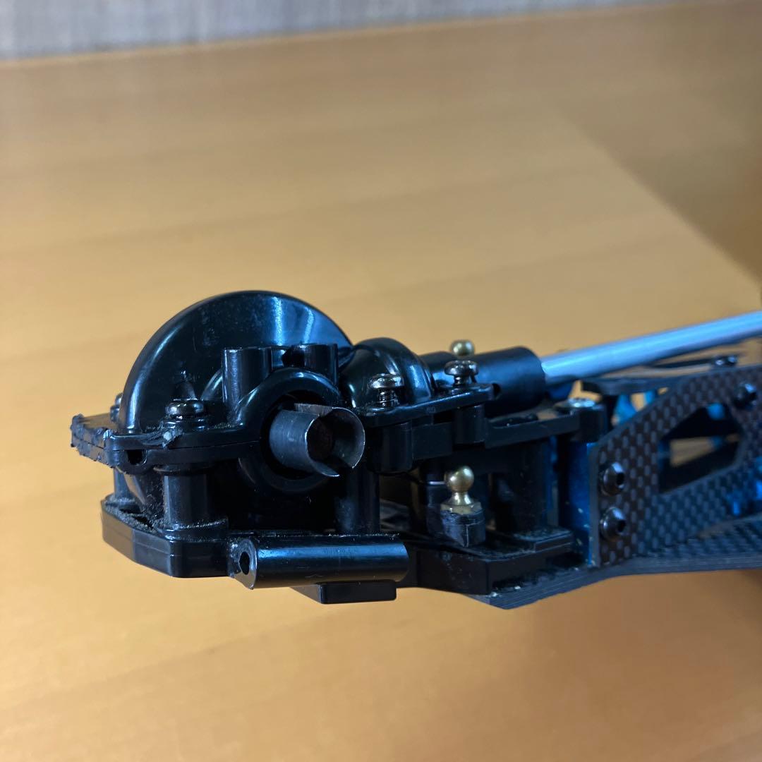 レア】タミヤ ラジコン DF03 カーボンシャーシ 前後ギアボックス付き