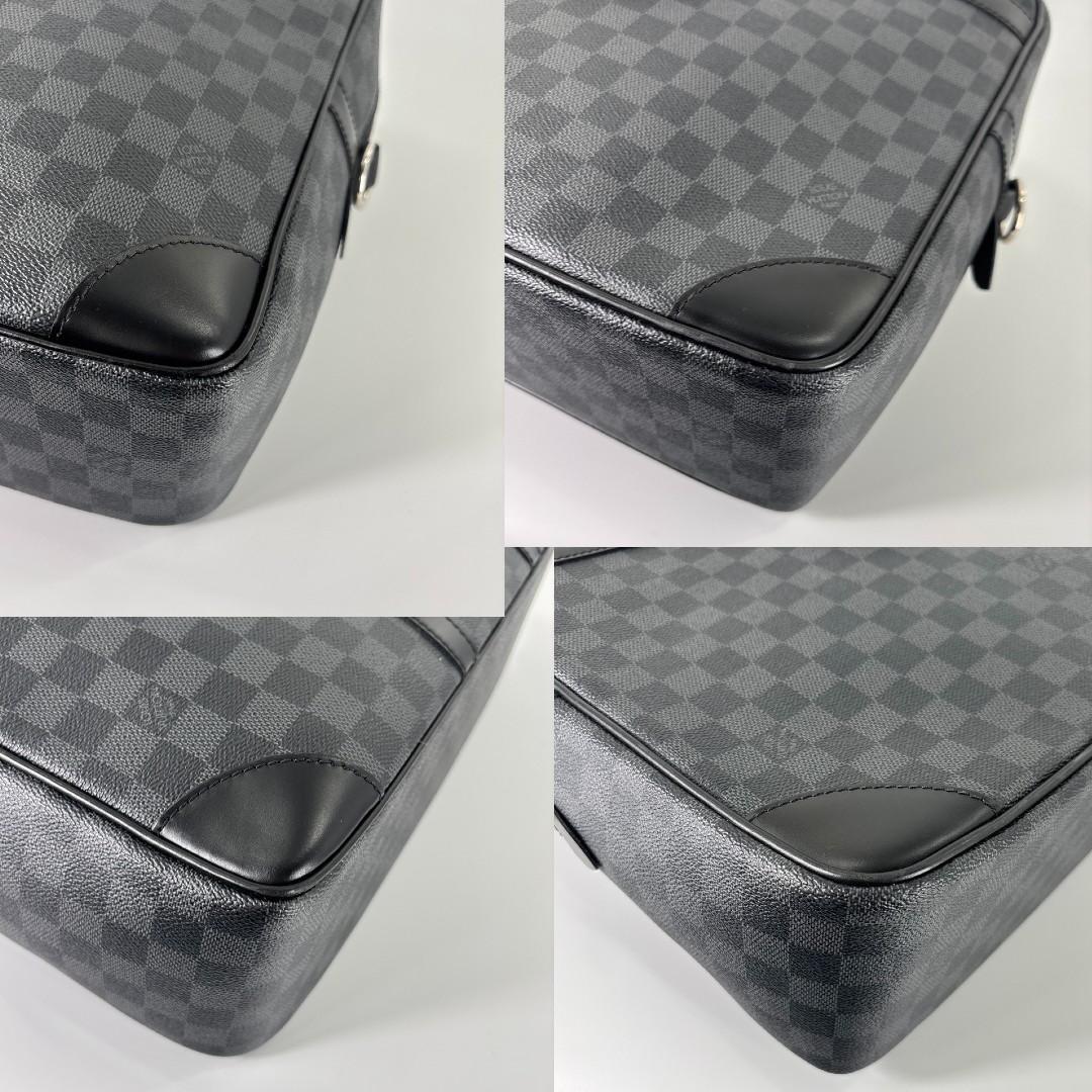 超極美品 ルイヴィトン ダミエグラフィット PDV GM ビジネスバッグ